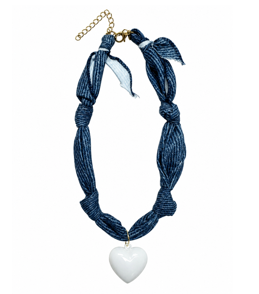 Scarf Necklace x Hannah B Denim