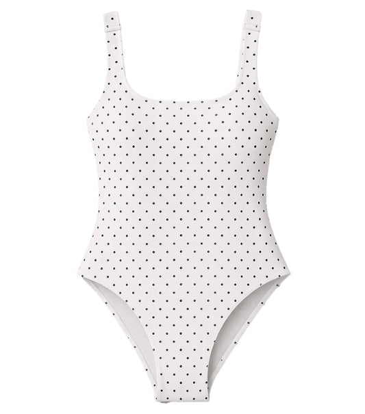 polka dots white