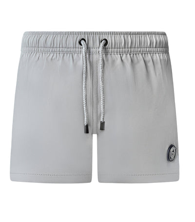 boys solid swim shorts gray