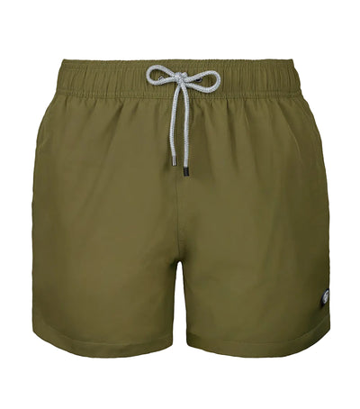 mens solid swim shorts olive green