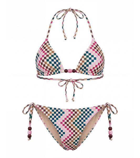 checkers mystic bikini for women, playashá x marino