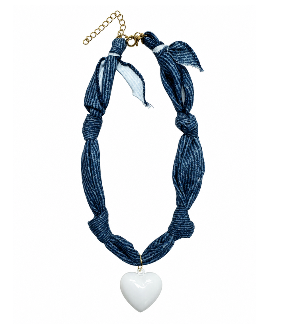 Scarf Necklace x Hannah B Denim