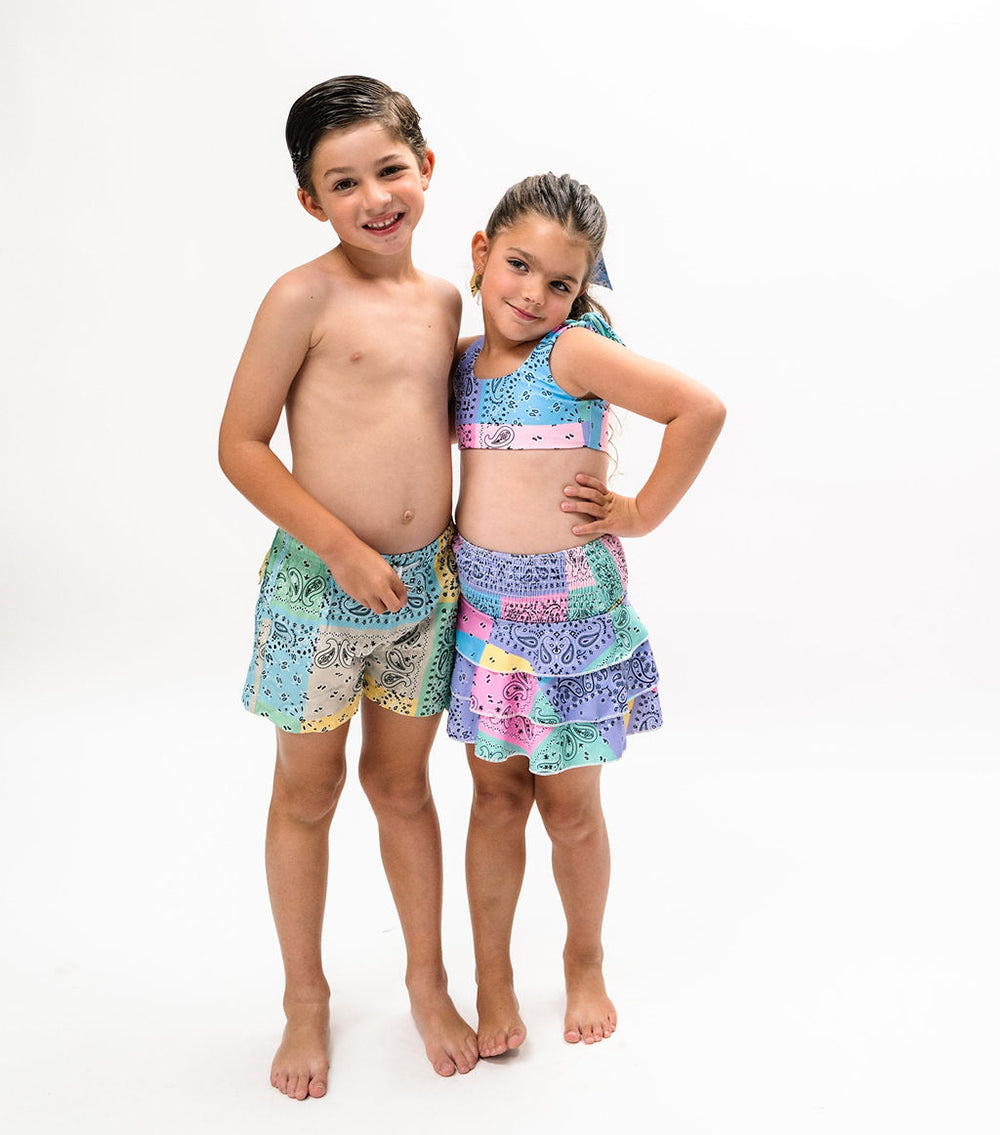 sha bikini bandana pastel