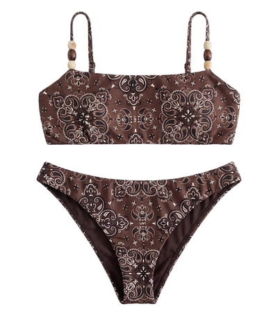 venecia bikini playashá x marino brown bandana (PRE ORDER)