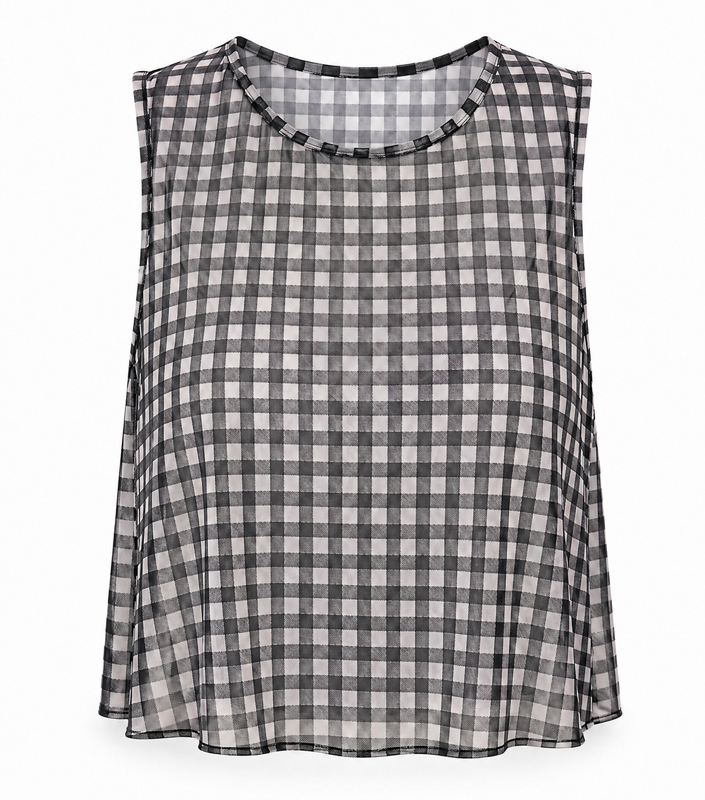 boho top playashá x marino gingham (PRE ORDER)