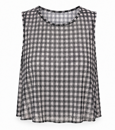 boho top playashá x marino gingham (PRE ORDER)
