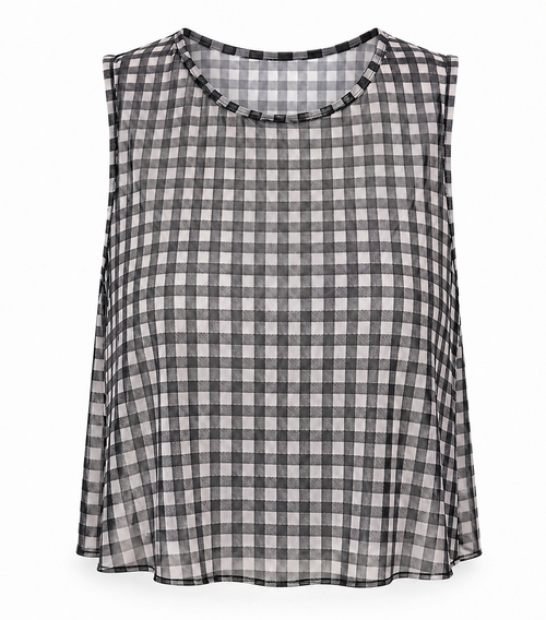 boho top playashá x marino gingham (PRE ORDER)