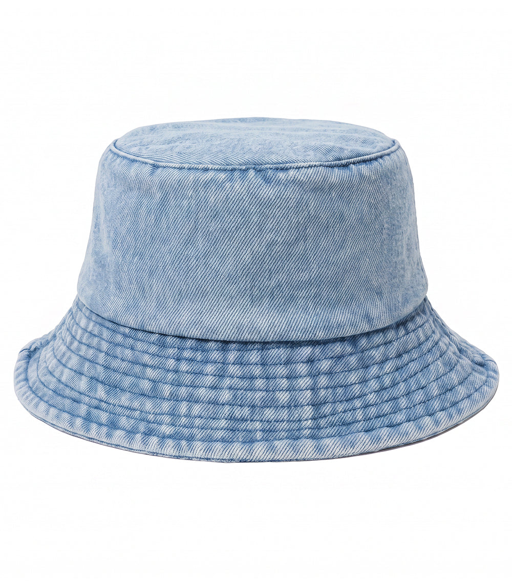 denim bucket hat