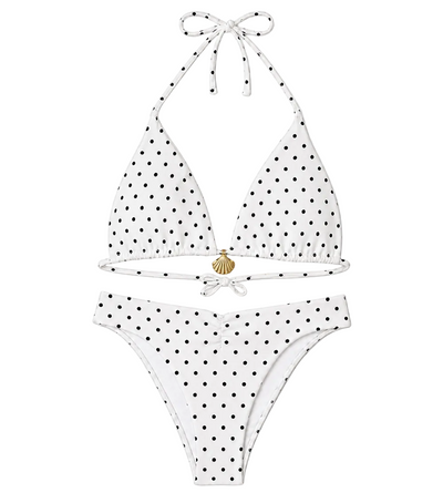 fiji bikini playashá x marino polka dots white (PRE ORDER)