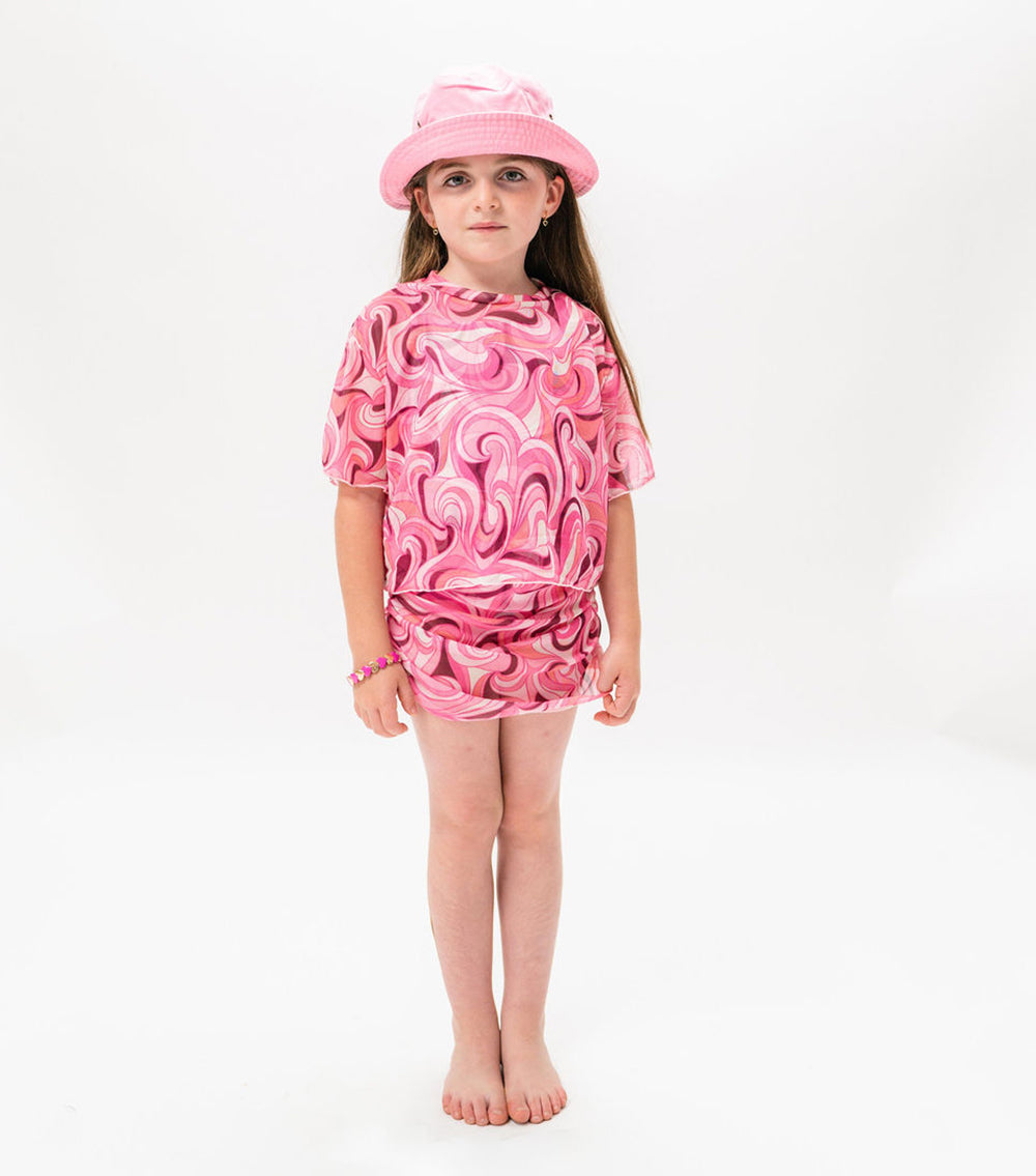 Mesh T Shirt Groovy Pink