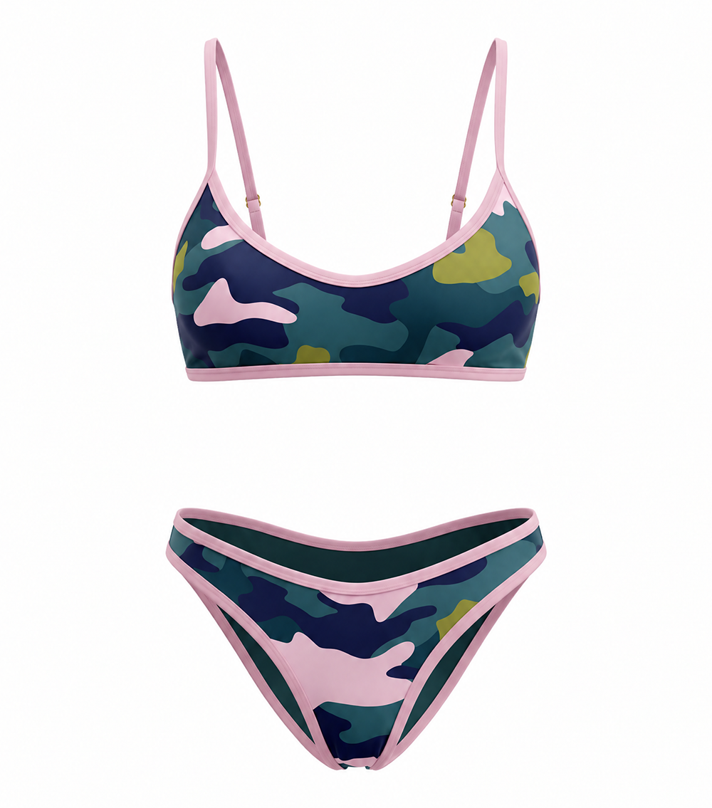 camo mare bikini for women, playashá x marino