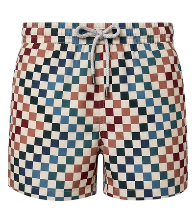 Men Swim Shorts Checkers