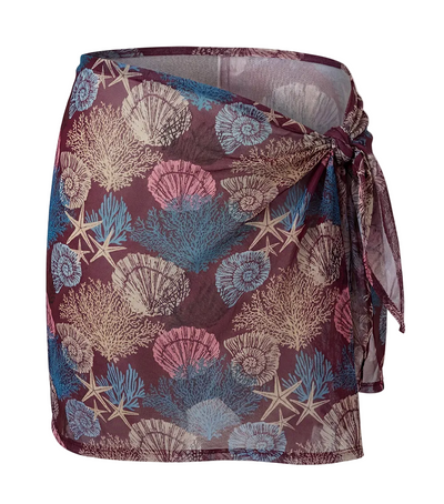 mini sarong playashá x marino burgundy corals (PRE ORDER)