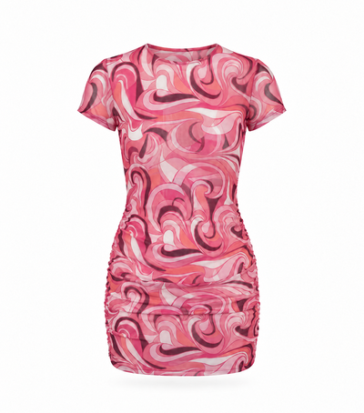 groovy pink sha dress cover up for women, playashá x marino