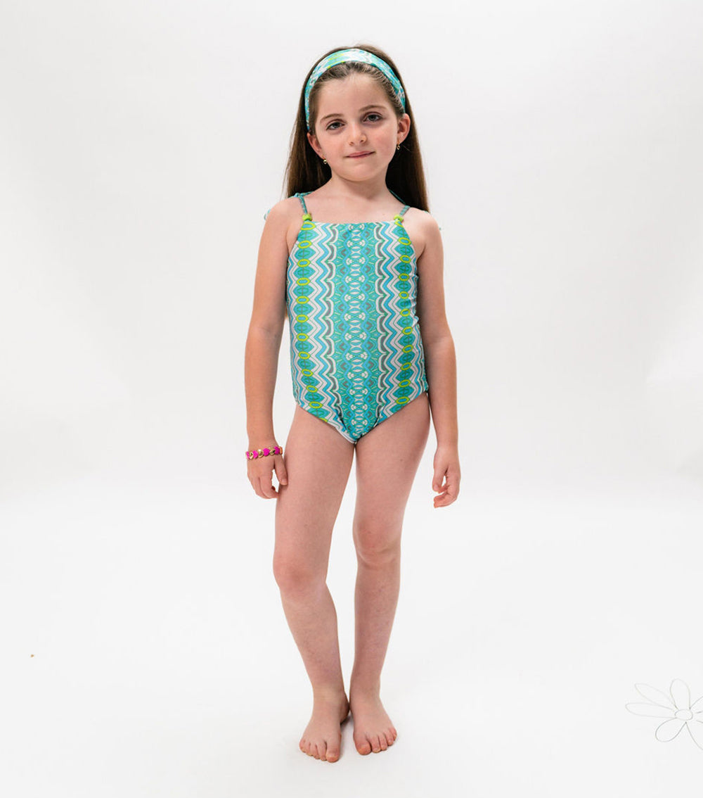 Vivi One Piece Abstract Green