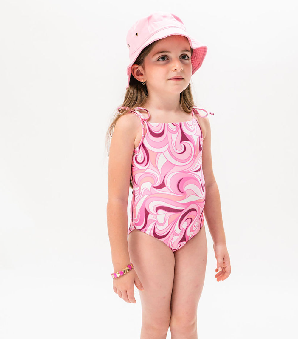 vivi one piece groovy pink