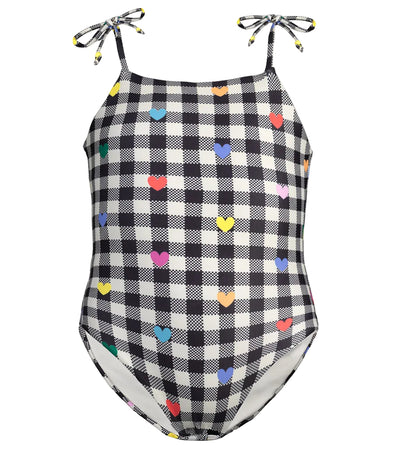 vivi one piece gingham emoji